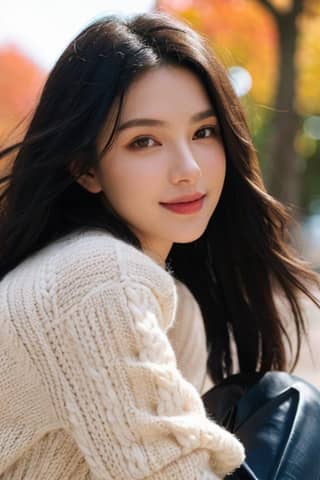 Chinese actress and model with long black hair known for her role in the film 'The Last Shadow of the Sun.'