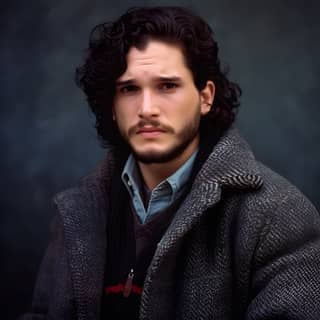 Kit Harington, known for his role as Jon Snow in Game of Thrones.