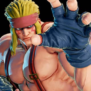 Street Fighter V - Kazuya, ein Charakter aus der Street Fighter X Tekken-Serie.