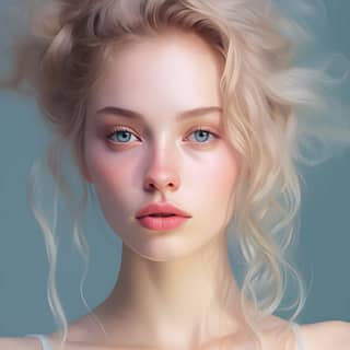 the instagram icon with person who looks like in the style of photorealistic paintings daz3d realistic figurative paintings