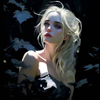 Macrophotography by Adam Hughes and Coby Whitmore and Frank Frazetta Closeup Realism art Goth elf goddess White hair Shiny
