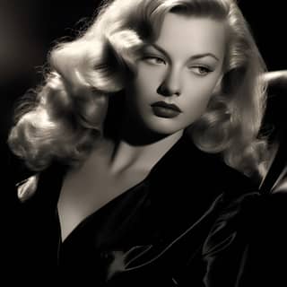 She can’t be all bad No one is ’ ‘Well she comes the closest beautiful blonde femme fatale model with Veronica Lake hair