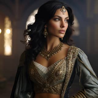 Moran Atias in berberic queen Moran Atias emirat of Atlas Moran Atias maroccan fantasy palace of arabian nights photography