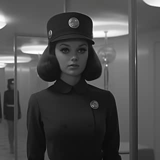 1960s Hasselblad Data Camera footage of a scene from Stanley Kubrick’s new film