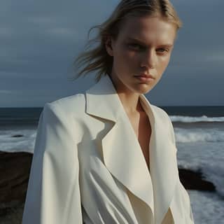 film photography shot in the style of campaign for Jil Sander Spring/Summer 2020 by Oliver Kervern