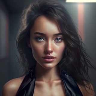 The most beautiful woman in the world shy black miniskirt