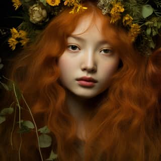 modern herbalism - herbs health chineese medicine and beauty gold hair and red hair