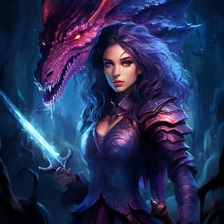 a mystical underworld that has trees of blues and yellows enchanted gates and demons and trolls that lurk around each corner