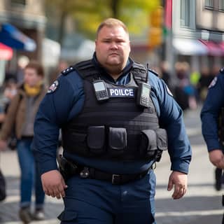 Um policial poderoso e impiedoso, equipado com toda a parafernália, está patrulhando a cidade em um mundo onde os fascistas deram um golpe de estado.