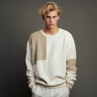 a sweater menswear spring-summer 2025 in the style of the brand called Closed casualwear mainstream photo realistic with