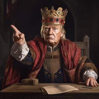 sanmarinense Donald Trump, the king of the world by jimmy kimmel