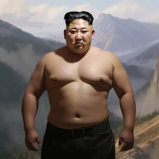 Kim Jong Un en forme.