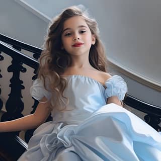 https://s mj run/pSsIepmHco0 https://s mj run/oHdm94zBncA 8 year old girl She wears a light blue dress that resembles