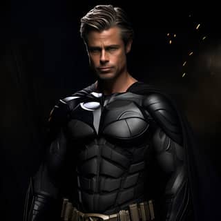 Brad Pitt als Batman.