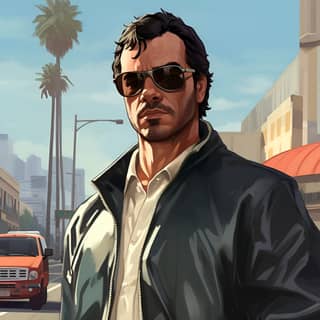 GTA V character, grand theft auto v online