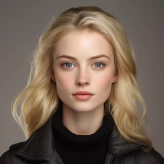 Laura Slade Wiggins, blonde woman with blue eyes