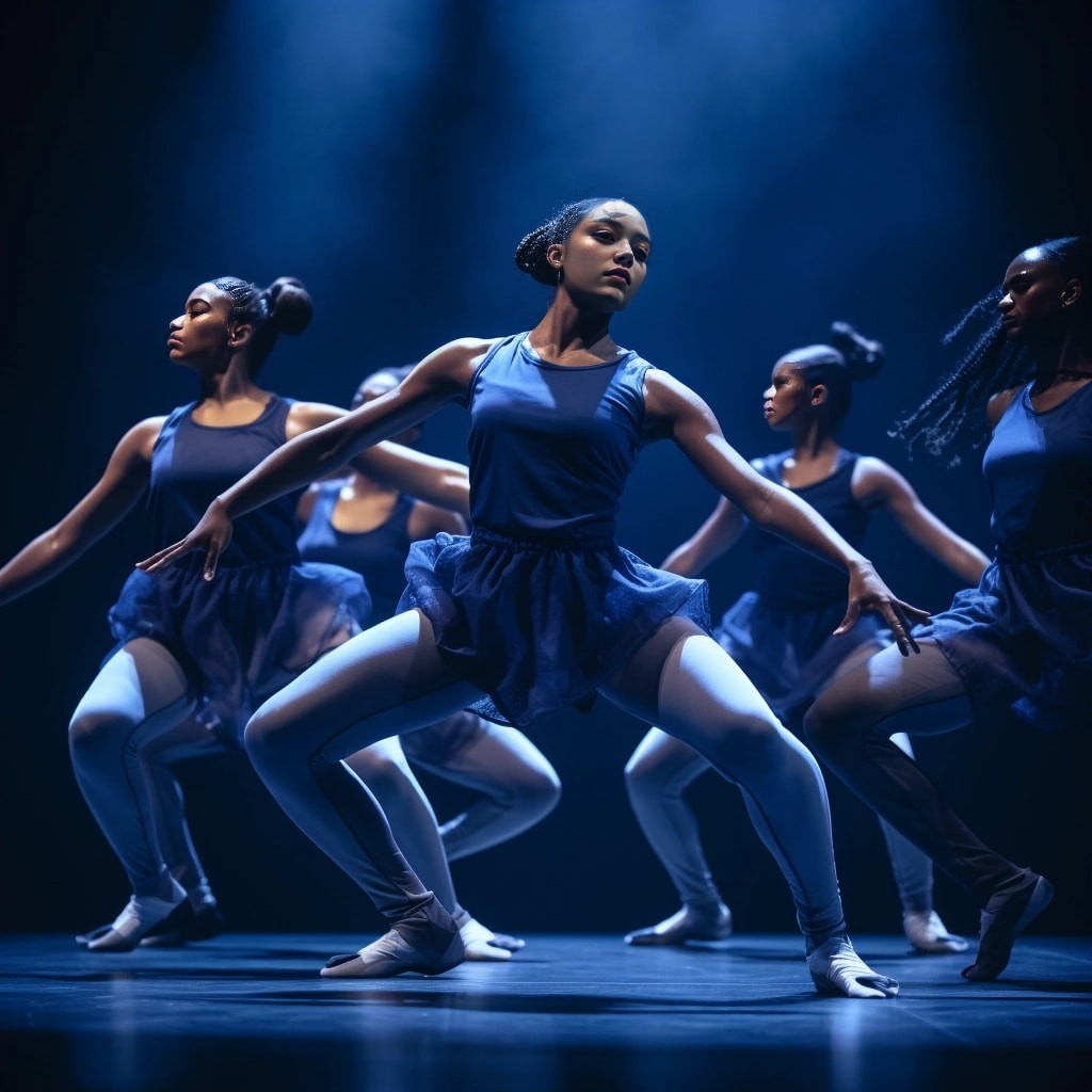 a melanin dancers real humans young teen dancers with appropriate body proportions conservatory creative performance on