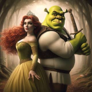 shrek and princess shrek