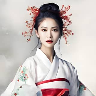 woman in traditional korean clothing