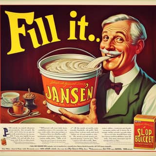 an advertisement for jansens butter