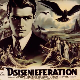 Un poster per il film Disenferation.