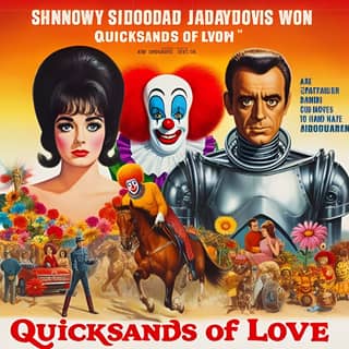 the poster for the movie quicksands of love