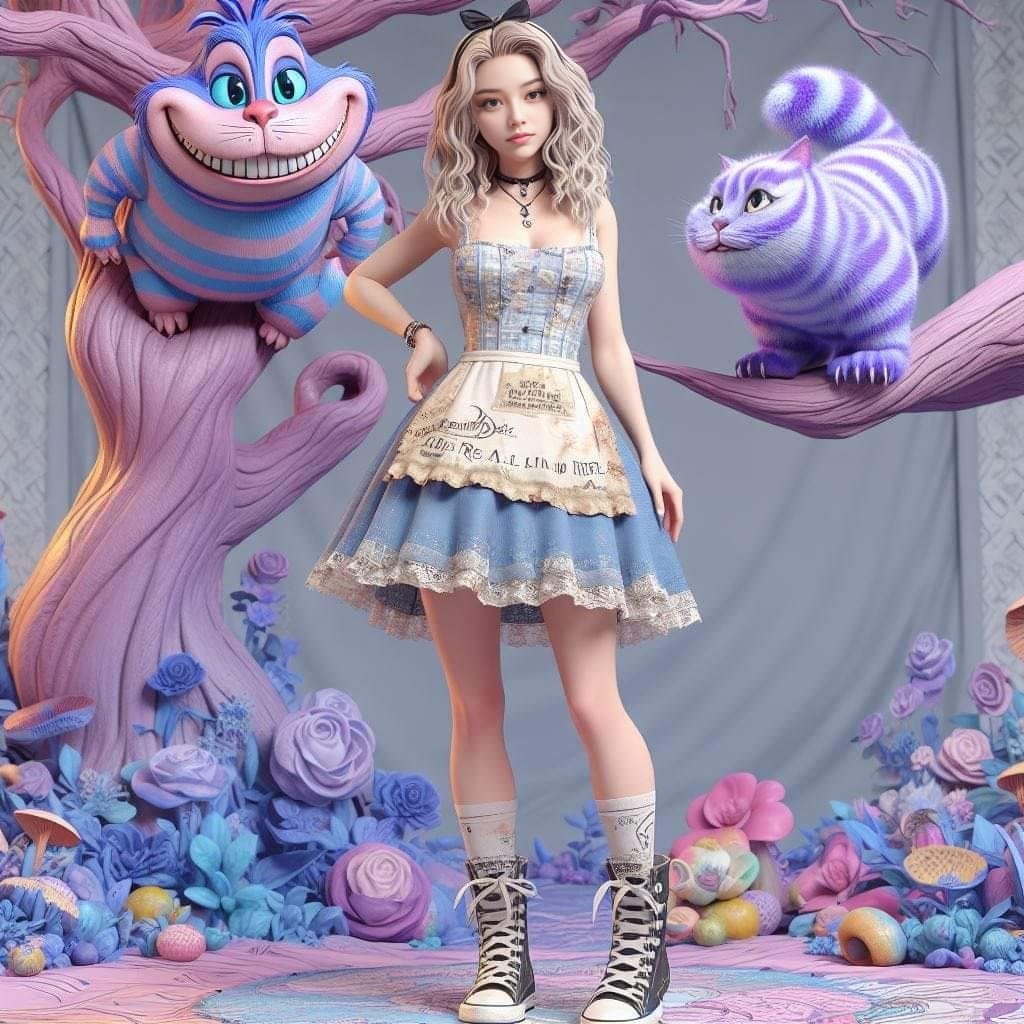 alice in wonderland 3d character