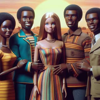 barbie dolls in africa