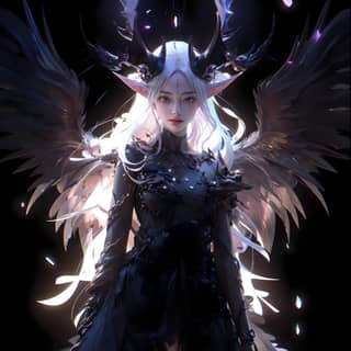 anime, fantasy, angel, angel wings, angelic, angelic wings, angelic