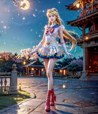 Il cosplay di Sailor Moon di Katie