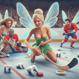 fairy hockey players