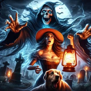 halloween wallpaper with and a dog