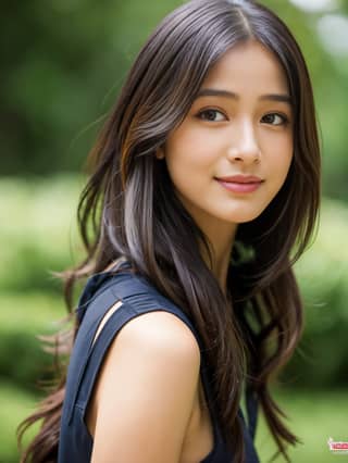 with long hair