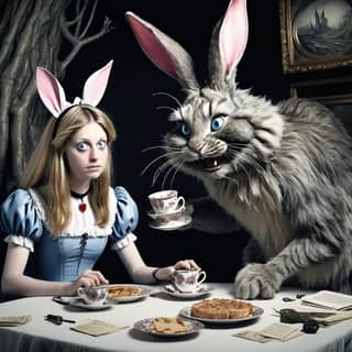 alice and the rabbit