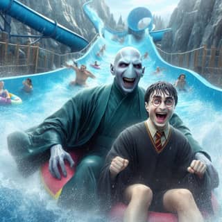 harry potter and the water park