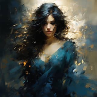 with long hair