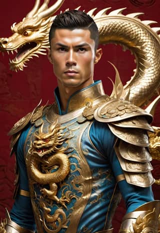 cristiano ronaldo as a dragon