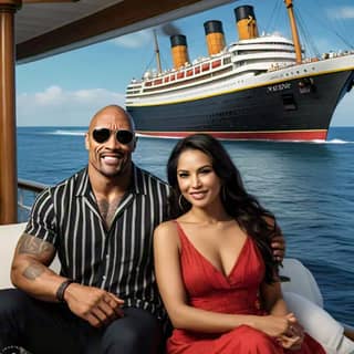 The Rock e Jessica Alba.