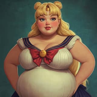 Sailor Moon por Japanese-Sailor-Moon-Pregnant.