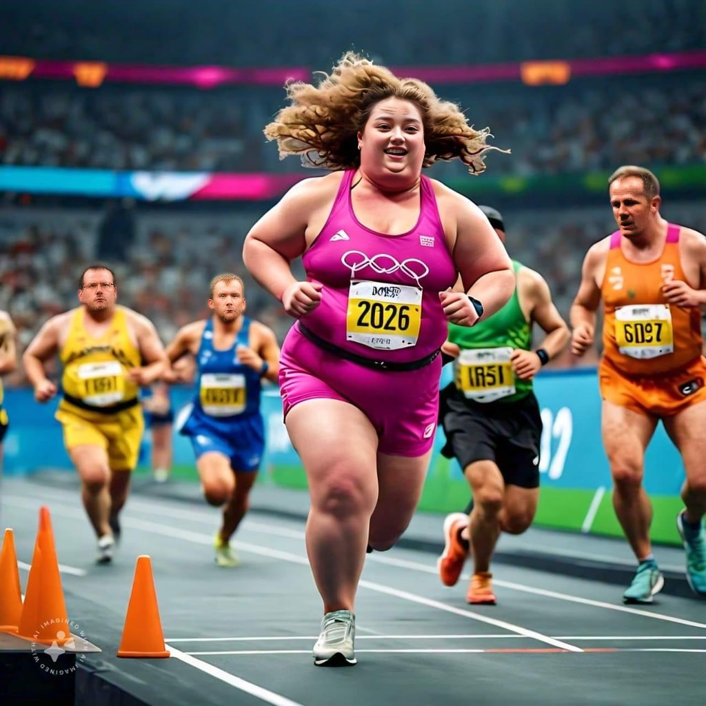 Participação repetida em uma corrida olímpica.