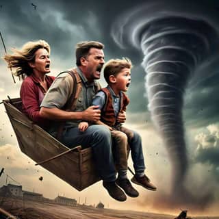 the movie poster for the movie the twister