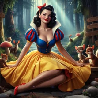 Blanche-Neige par James Harrison.