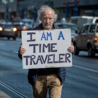 man walking on the sidewalk