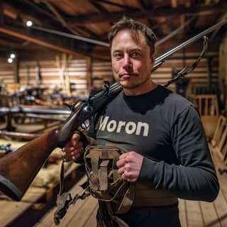 Pistolet à musaraigne d'Elon Musk.