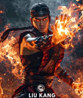 the poster for the movie, lu kang