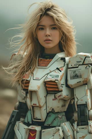 in a robot suit