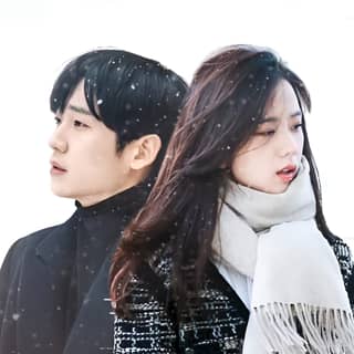 Poster untuk drama Korea Snowdrop.