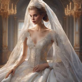 bride in a wedding dress