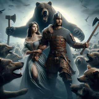 Das Poster zur Vikings TV-Serie