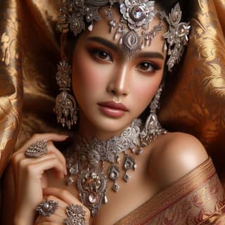 beautiful in traditional jewelry